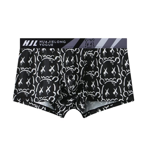 Men's Multi-color Printing Slim Fit Breathable Boxers - Image 4