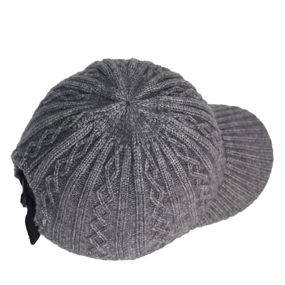Knitting Wool Baseball Cap Korean Warm Solid Color Light Plate Peaked Cap - Image 2