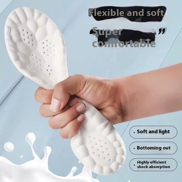 Insole Sports Shock Absorption Arch Support High Elastic Running Military Training - Image 9