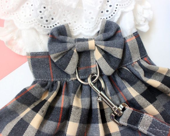 Dog Thin Skirt With Drawstring Chest Back - Image 2