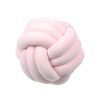 Knotted Plush Ball Design Round Throw Pillow - Image 5