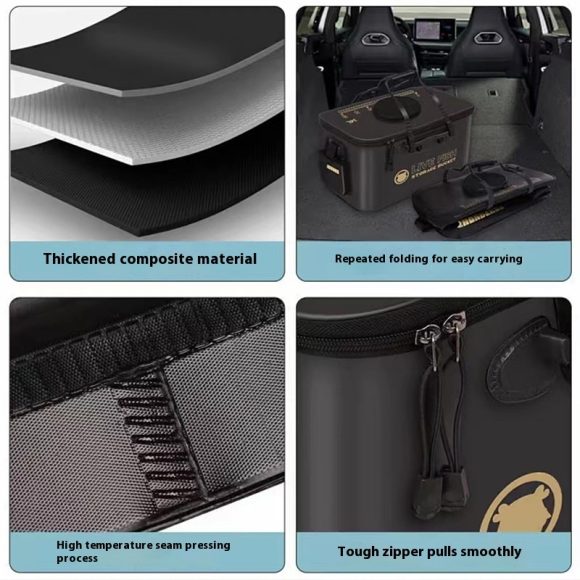 Eva Integrated Fishing Collapsible Bucket - Image 7