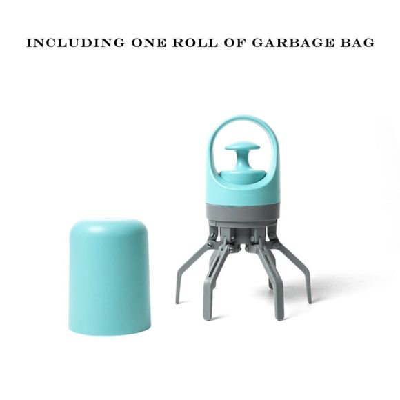 New Dog Pooper Scooper Pet Outdoors Portable Claw Poop Scooper Garbage Bag Cat Dispenser Waste Pick-up Cleaner - Image 5