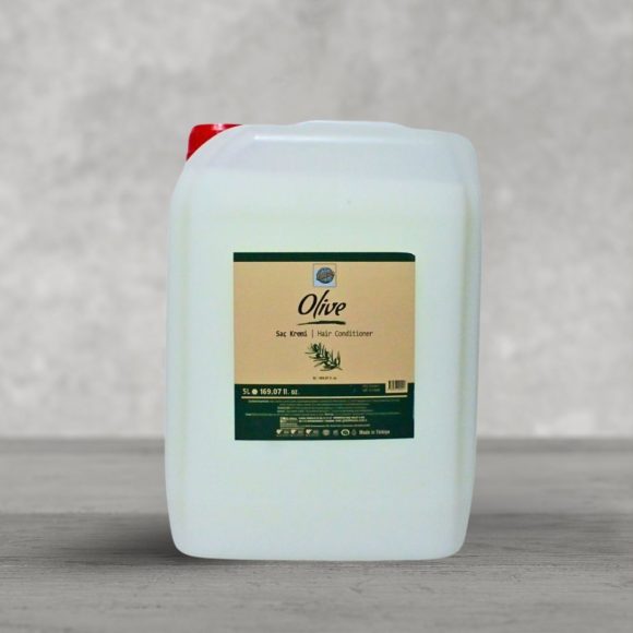 Olive Hair Conditioner - 1.3 Gallon - Paraben Free - Gluten Free - Cruelty Free - Bulk Refill For Hotels Spas & Salons