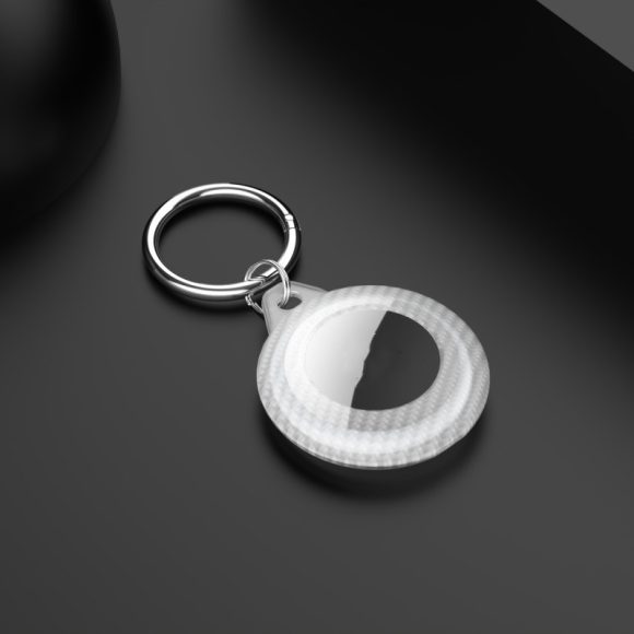 Suitable For Anti-lost Device Pp Carbon Fiber Pattern Keychain Frosted Ultra-thin Tracker Protective Cover - Image 5