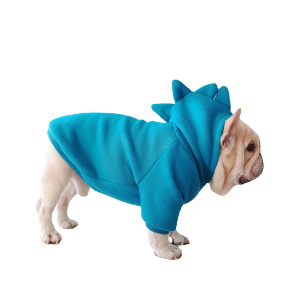 Pet Apparel Fleece Solid Color Hoodie - Image 4