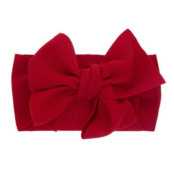 New-born baby's solid-colored bow headband - Image 8