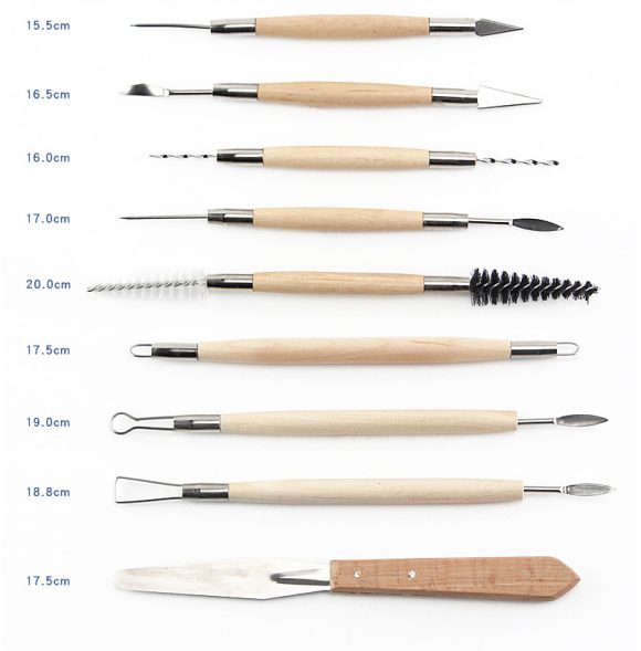 Pottery clay tools 27-piece set + roll package - Image 6