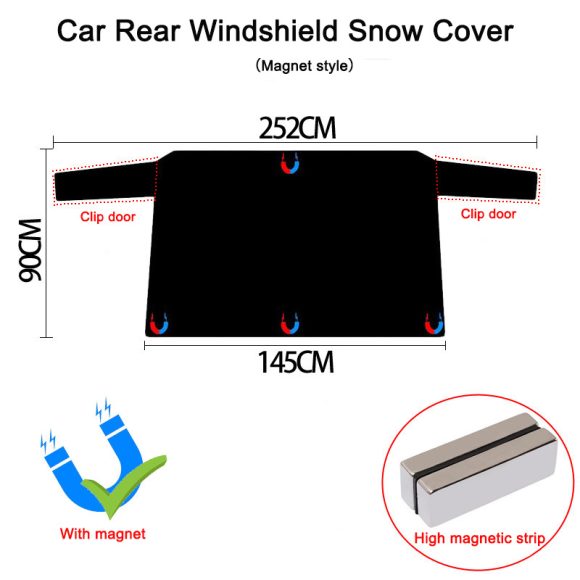 Car snow cover - Image 6