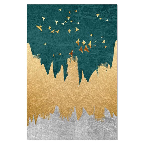Abstract Landscape Wall Art Canvas Painting Nordic Poster - Image 4