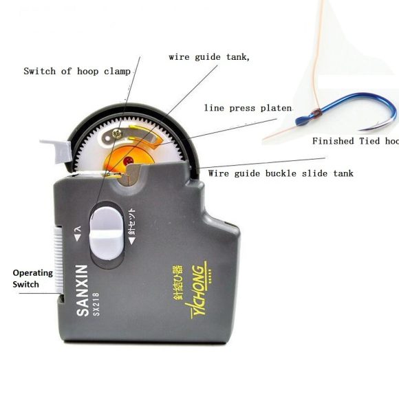 Portable Electric Automatic Fishing Hook Tier Machine Fishing Accessories - Image 3