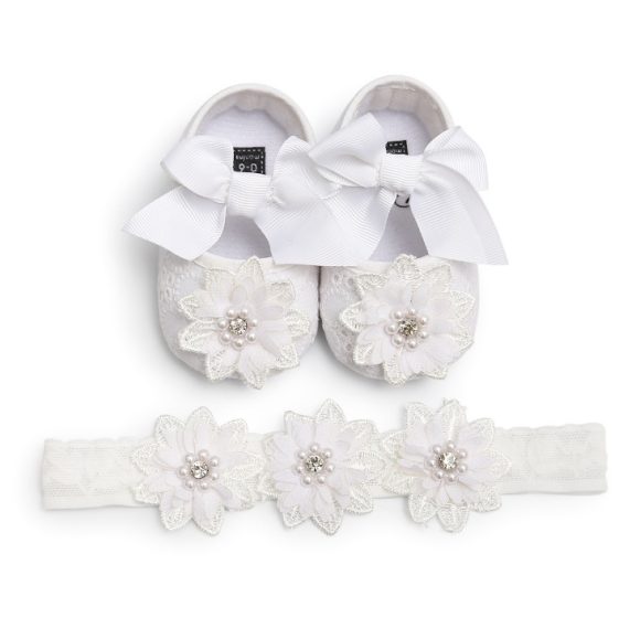 Floret lace women's baby shoes soft soled baby shoes baby shoes walking shoes princess shoes - Image 5