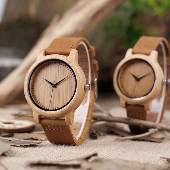 Wooden Watch Couple Bamboo - Image 8