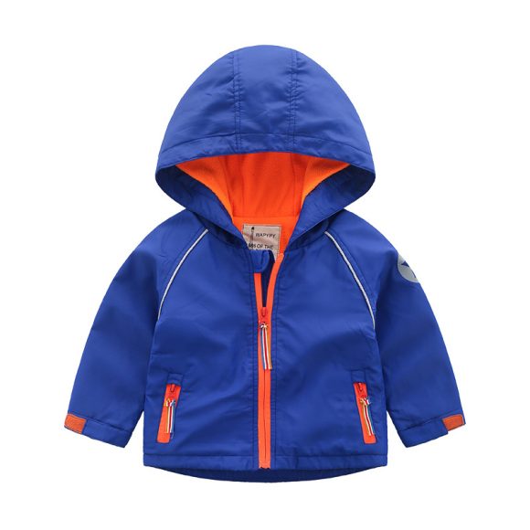 Boys' Hooded  Autumn  Clothing Children's Fleece Jacket - Image 4