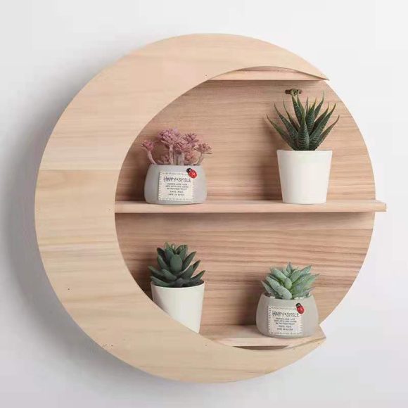 Wooden Wall Shelf Wall-mounted - Image 4