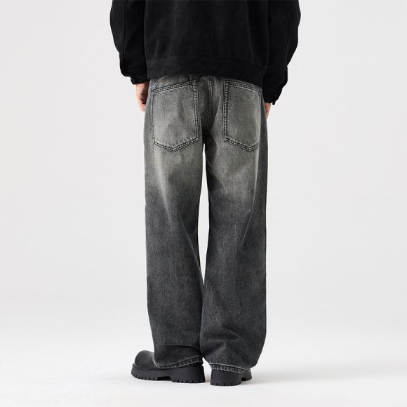 American Wide Leg Jeans For Men - Image 2