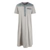 Men's Robe Pocket Contrast Color Middle East Short Sleeve - Image 5