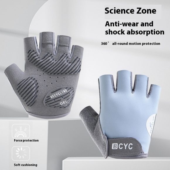 Thin Half Finger Exercise Anti Training Anti Slip Gloves - Image 3