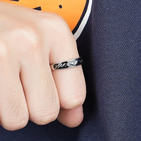 Small Design Adjustable Ring With Opening - Image 4