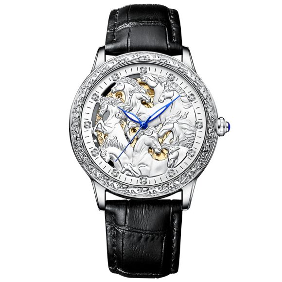 Fashion Hollowed-out Automatic Mechanical Waterproof Watch - Image 2