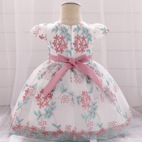 summer children's clothing new baby birthday party wedding dress skirt girls fluffy dress - Image 10