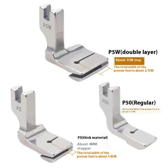 Industrial Computer Machine Flat Wrinkle Presser Foot Sewing Machine Accessories - Image 5