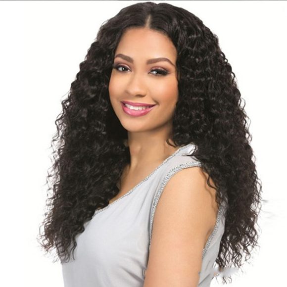 Hair curler black wig female - Image 6