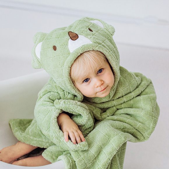 Coral Fleece Bath Towel Lion Koala Bath Towel - Image 4