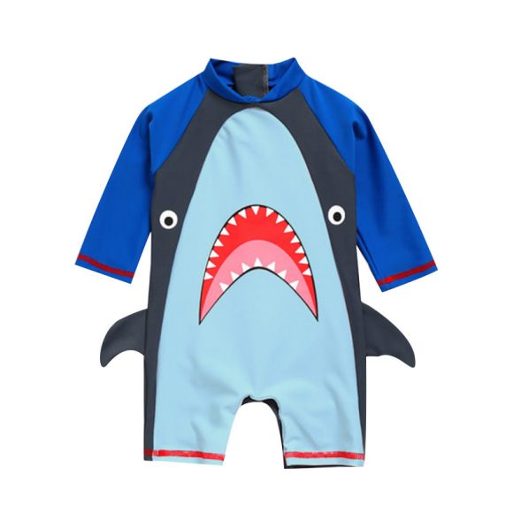 Children's Swimsuit Boys One-Piece Middle And Small Kids Cute Baby Swimsuit - Image 2