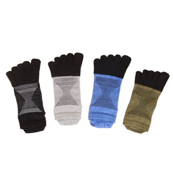 Wool Plush Toe Socks Men's Short Tube - Image 2