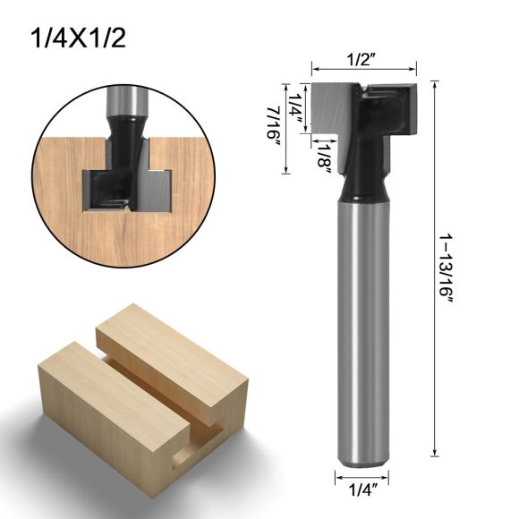 Woodworking cutter 1/4 handle keyhole cutter - Image 4