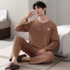 New Cotton Long Sleeve Full Cotton Casual Homewear Suit - Image 5