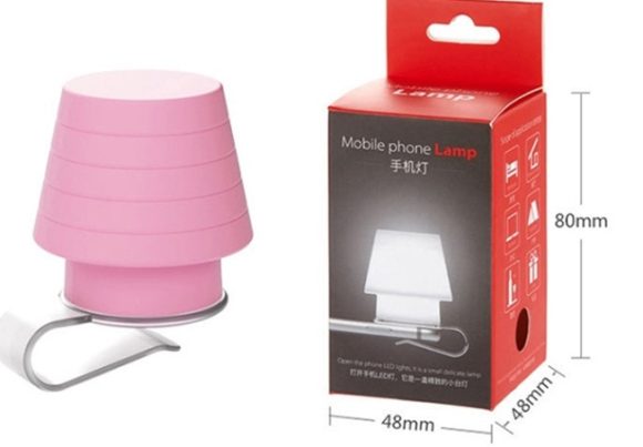 Mabor Stylish Cute Silicone Mobile Phone Holder Night Light Lamp Lampshade Gifts - Image 6