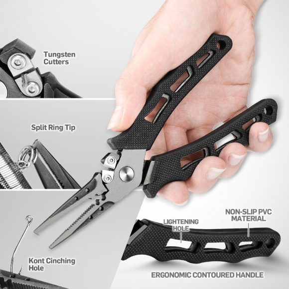 Freshwater Fishing Multi-function Pliers Fishing Gear Accessories Luya Equipment - Image 6