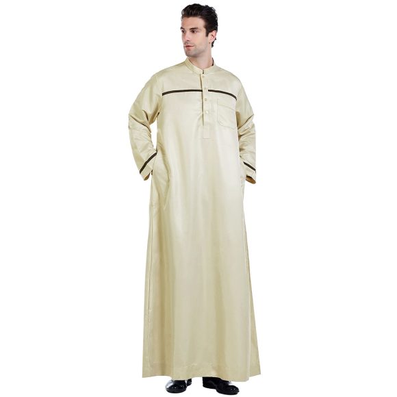 Foreign Trade Muslim Arab Middle East Men's Robe - Image 7