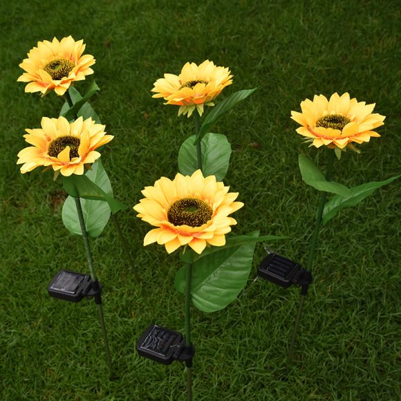 LED Solar Sunflower Lamps Solar Light Decorative Lights - Image 7