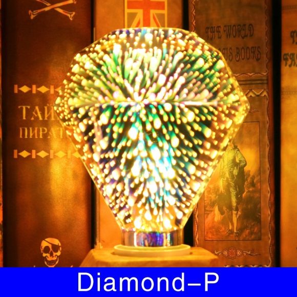 3D Fireworks Decorative Light Bulb Christmas Lights Christmas Home Decorations - Image 3