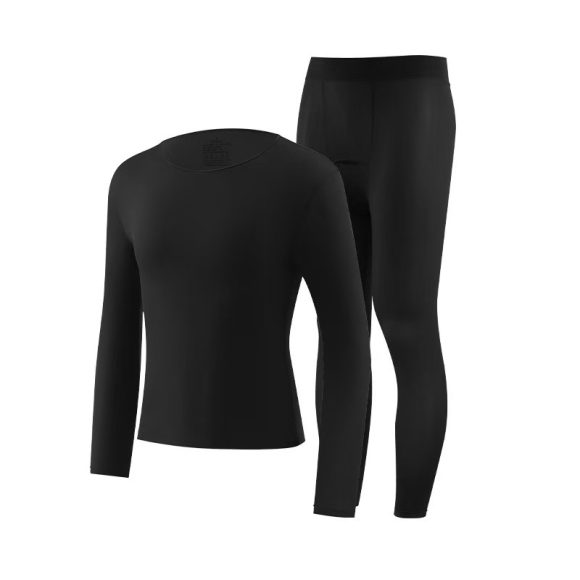 Men's High Elasticity Warm Ultra-thin Autumn Clothing And Pants Set - Image 8