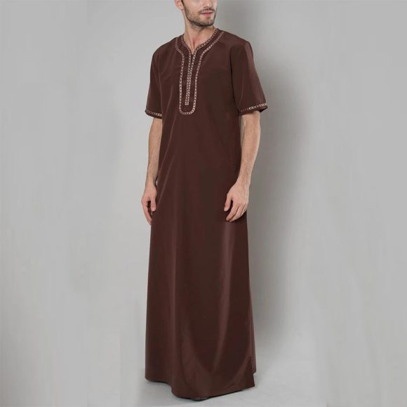 New Loose Men's Casual Muslim Robe - Image 2