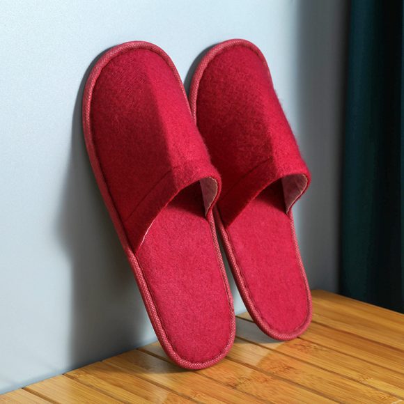 Women's Home Solid Color Non-slip Platform Hotel Slippers - Image 3