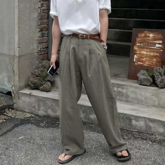 Wide-leg Suit Pants Men's Mopping Casual Pants - Image 7