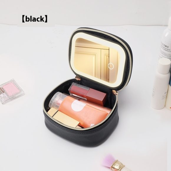 Cosmetic Bag Portable With LED Light - Image 2