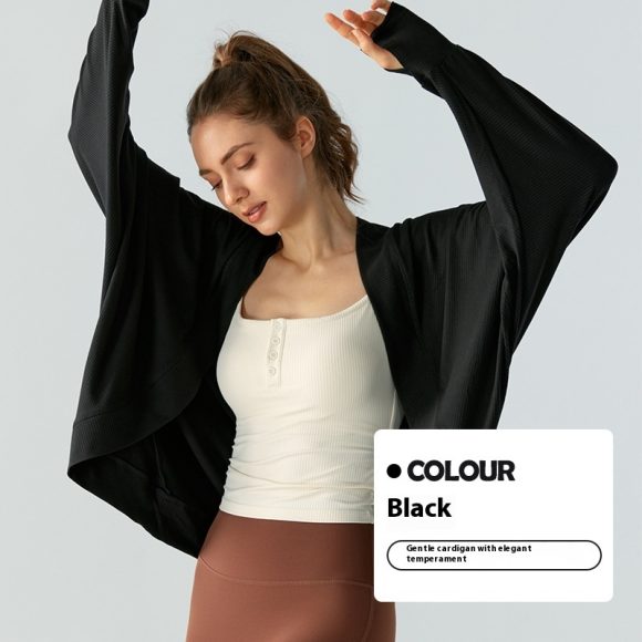 Casual Laid-back Style New Shawl Cardigan Long Sleeve Coat - Image 4