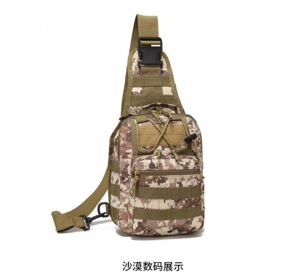 Oxford Cloth Cycling Bag Camouflage Outdoor Sports Small Chest Pannier Bag - Image 3