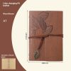 Creative Notebook Stationery One Leaf Zhiqiu Travel Diary Book Loose Leaf Vintage Leaves One Piece - Image 5