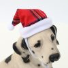 Multicolor Pet Christmas Hat Stripes - Image 4