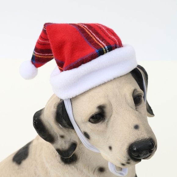 Multicolor Pet Christmas Hat Stripes - Image 4