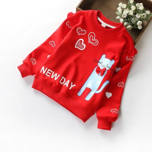 Children's Double Layer Plus Fleece Sweater - Image 5