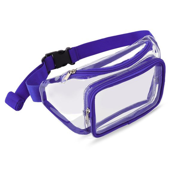 PVC Waist Bag Outdoor Sports Transparent Belt Bag - Image 8