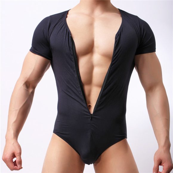 Men's Stretch Tight Exercise Fitness Breathable Body Shaping Vest One-piece Suit